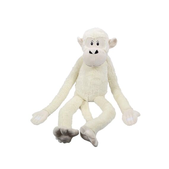 Knuffel Hangaap Soft-Pluche Wit 100Cm