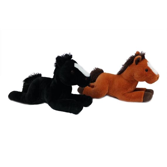 Knuffel Paard Liggend 35Cm Assortiment Prijs Per Stuk