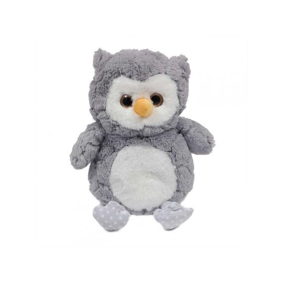 Knuffel Uil 28Cm Grijs