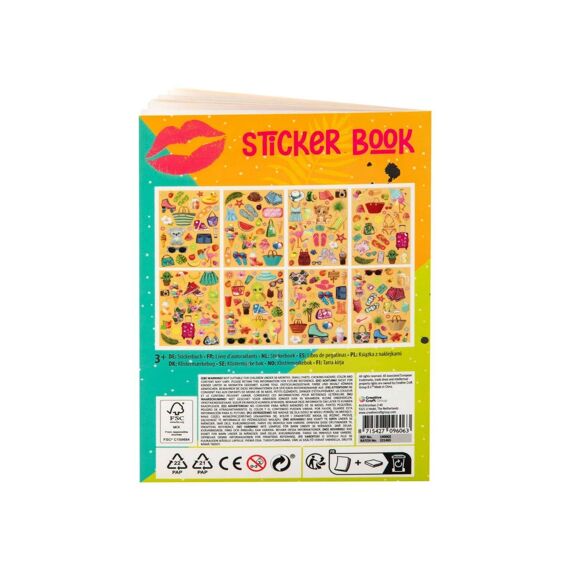 Stickerboek Folie A5 2Ass.