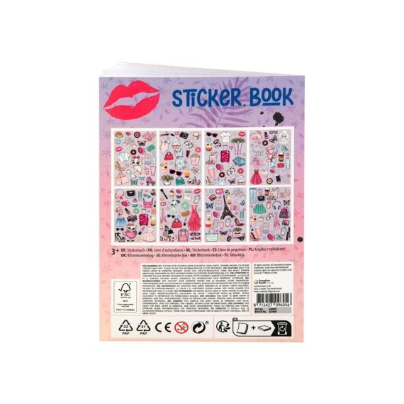 Stickerboek Folie A5 2Ass.