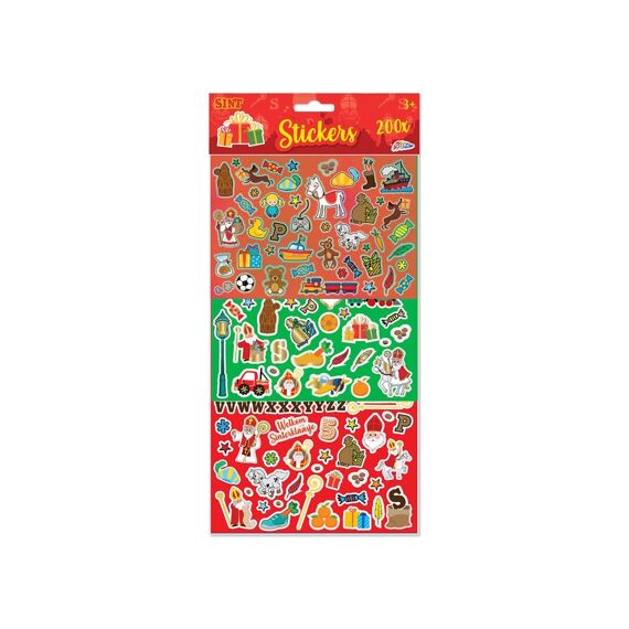 Sint Stickerset 200St - 30X17Cm