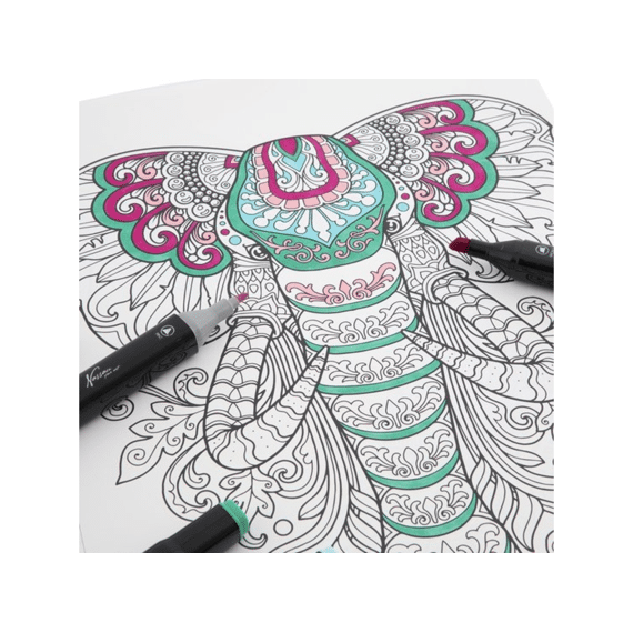 Marker Kleurvellen 25X35Cm 16St Dieren