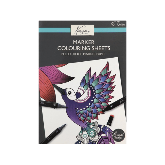 Marker Kleurvellen 25X35Cm 16St Dieren