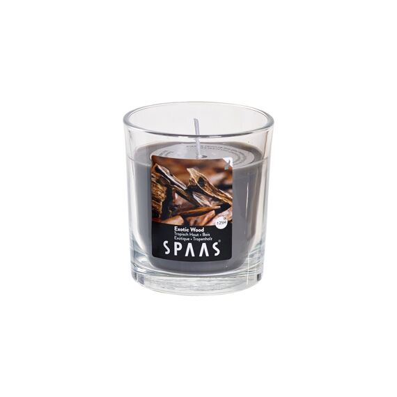 Geurkaars Glas Exotic Wood