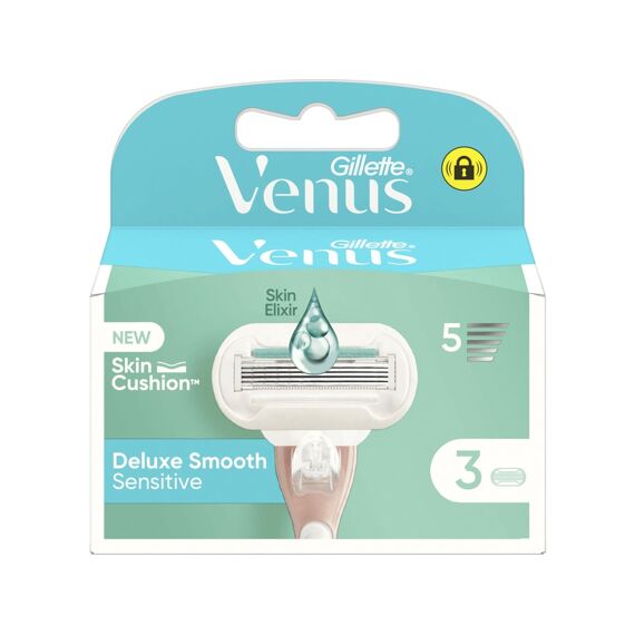 Venus Scheermesjes Deluxe Smooth Sensitive 3St