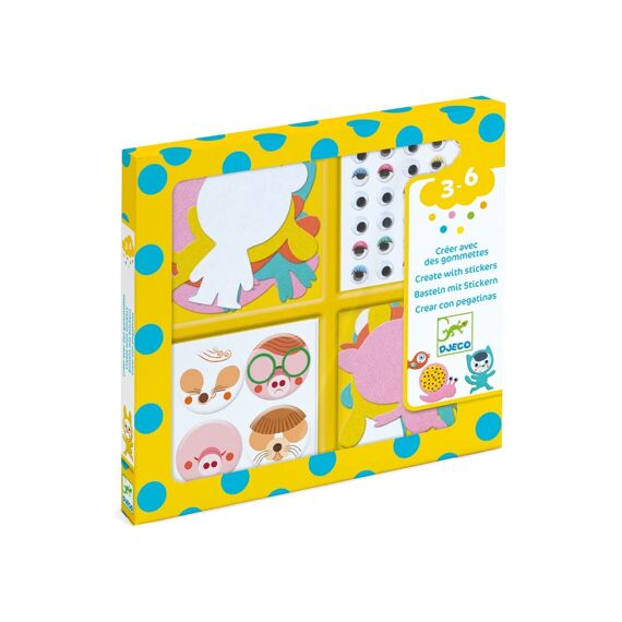 Knutselset Dieren Creeren Met Stickers +3J