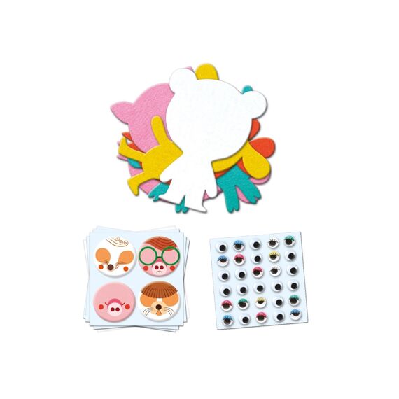 Knutselset Dieren Creeren Met Stickers +3J