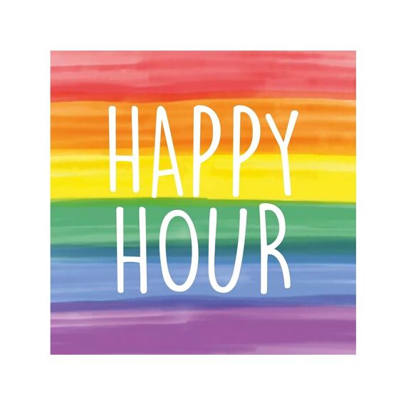 Ppd Happy Hour Napkin Servetten 33X33Cm 20 Stuks