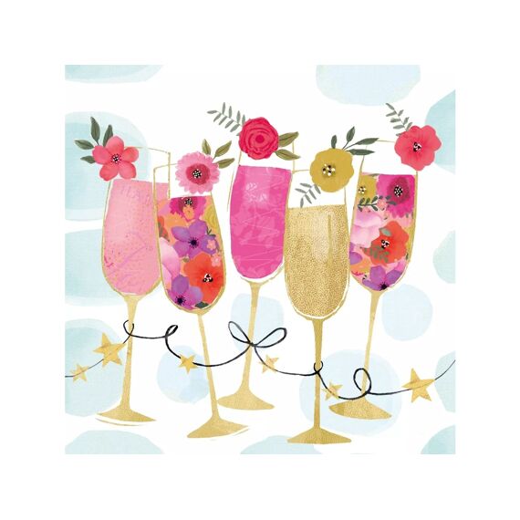 Ppd Happy Drinks Servetten 33X33Cm - 20 Stuks