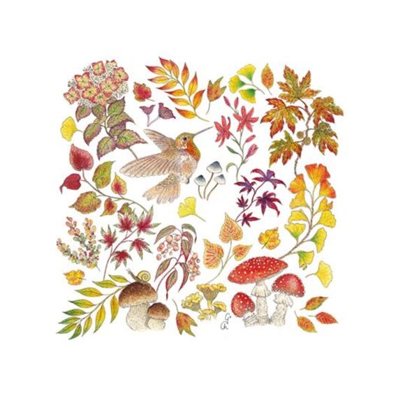 Ppd Autumn Love Servetten 33X33Cm-20 Stuks