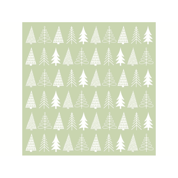 Ppd Pure Mood Green Servetten 33X33Cm - 20 Stuks