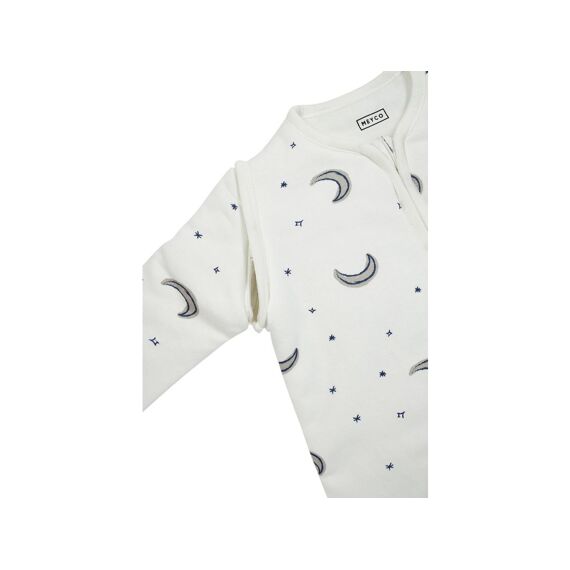 Meyco Baby Moon Slaapzak Met Afritsbare Mouwen Indigo 70Cm Tog 2.5