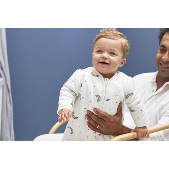 Meyco Baby Moon Slaapzak Met Afritsbare Mouwen Indigo 70Cm Tog 2.5