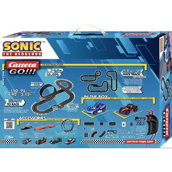 Carrera Go! Racebaan Sonic The Hedgehog 4.9M