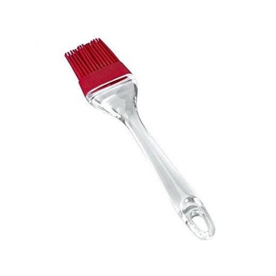 Dolceforno Penseel Silicone Transparante Greep L22.5Cm Mr Brush