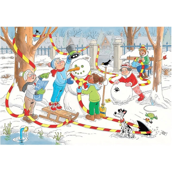 Jumbo Puzzel 150 Stuks Jan Van Haasteren Snowman