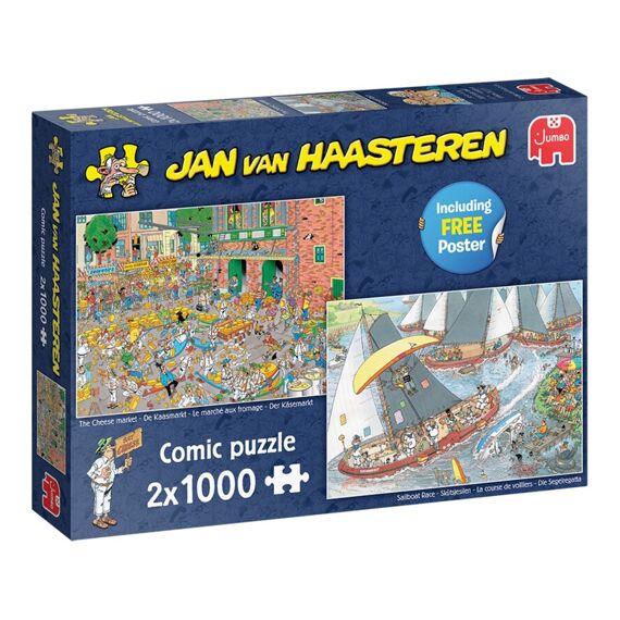 Jumbo Puzzel 2X 1000 Stuks Jan Van Haasteren Dutch Traditions