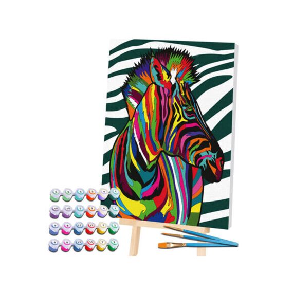 Paint By Numbers Creative Set Zebra