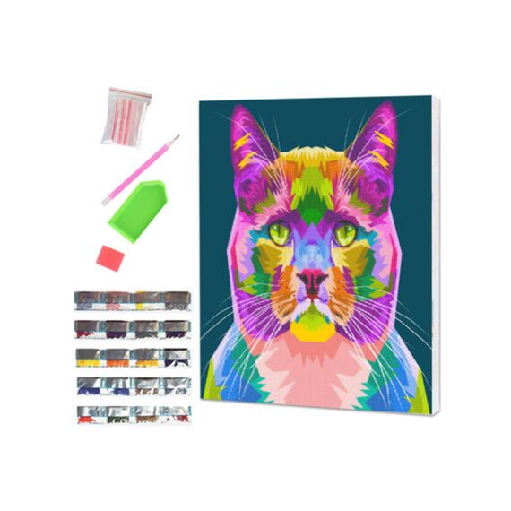 Diamond Art Creative Set Kat