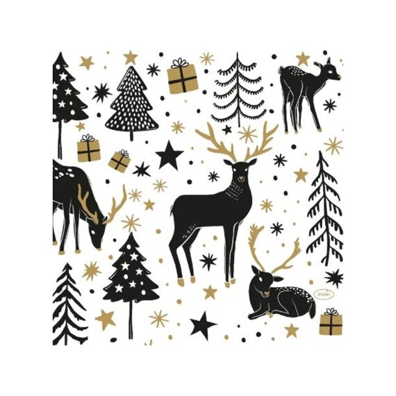 Duni Servet 33X33Cm 20 Stuks Magic Winter
