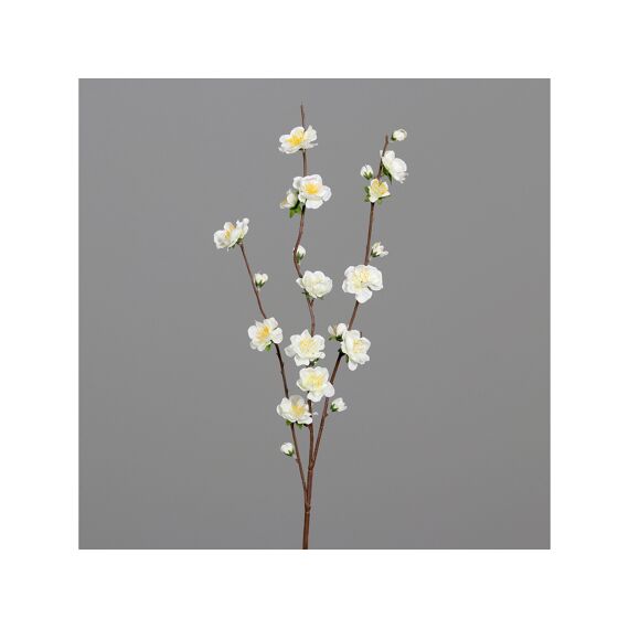 Cherry Blossom Spray 62Cm Creme