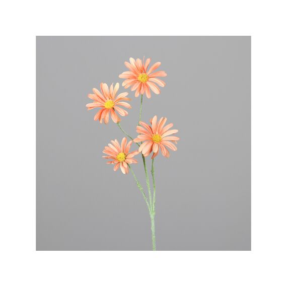 Daisy Spray Met 4 Bloemen 63Cm Zalm