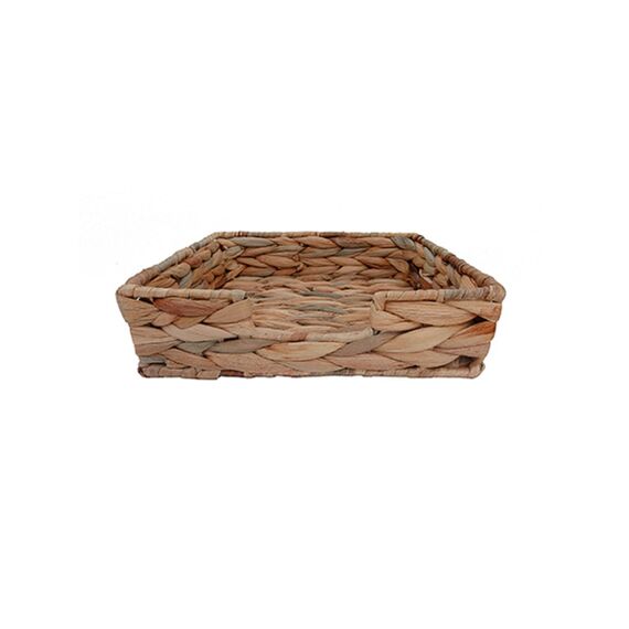 Napkin Holder Water Hyacinth Natural 23X6X23