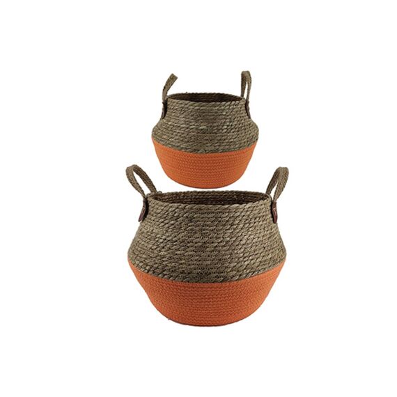 Basket Jardim W/Handle S 26Cm Orange