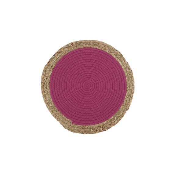 Placemat Jardim Ø37Cm Fuchsia