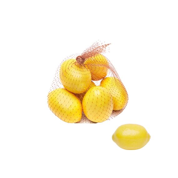 Fruit In Bag Lemon Yellow 15X15X15Cm