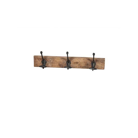 Coat Rack Copa Black/Natural 45X7X10Cm