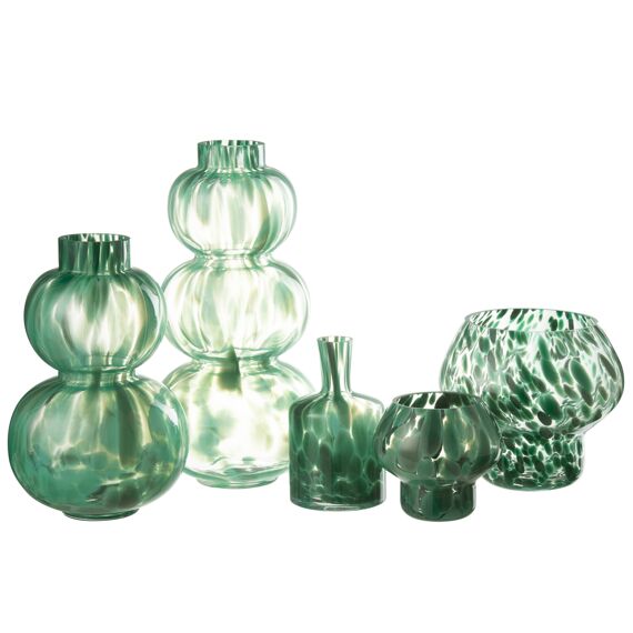 Vaas Barba Glas Groen Large 7,28X7,28X14,17Cm