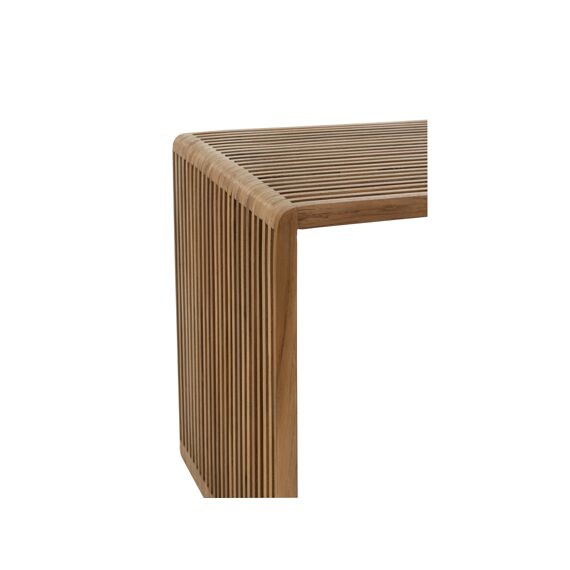 Koffietafel Kubus Recht Teak Naturel Large 50X45X50Cm