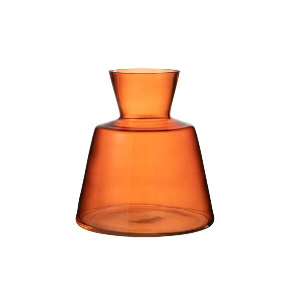 Vaas Conisch Glas Oranje Large 19,5X19,5X20,5Cm