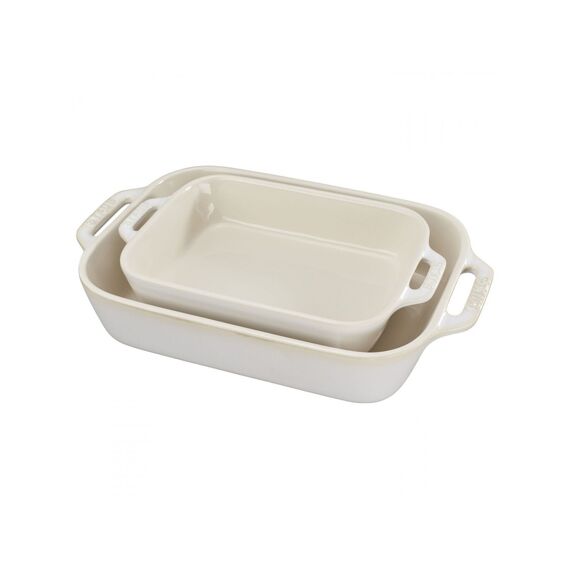 Staub Ceramic Ovenschalenset 2-Delig Ivoor