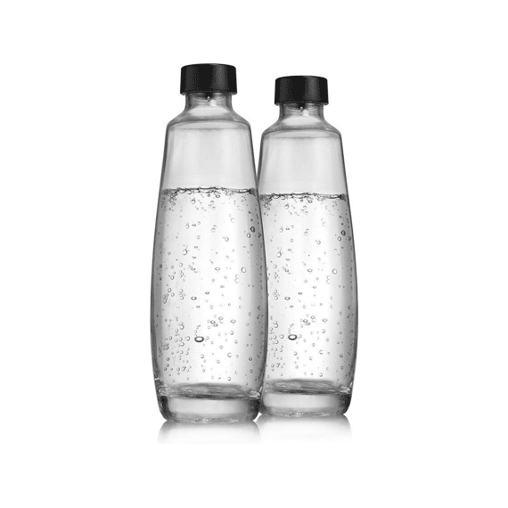 Sodastream Flessen Duo Pack Glazen Karaffen