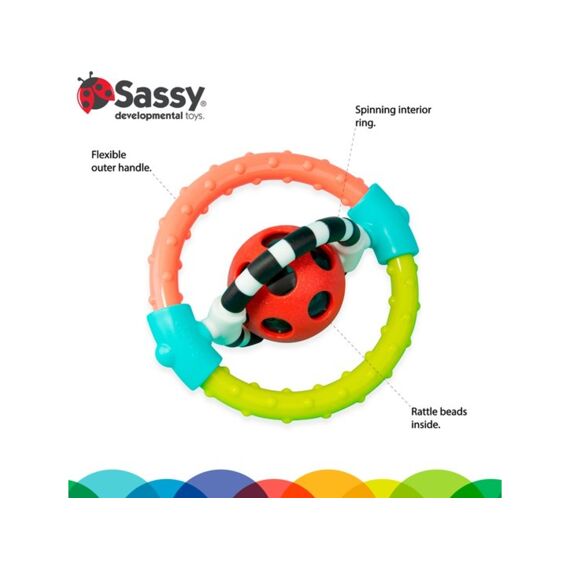Sassy Spin And Chew Flexibele Ringrammelaar