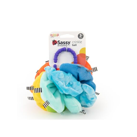 Sassy Crinkle Ball Regenboog Stoffen Met Verschillende Texturen