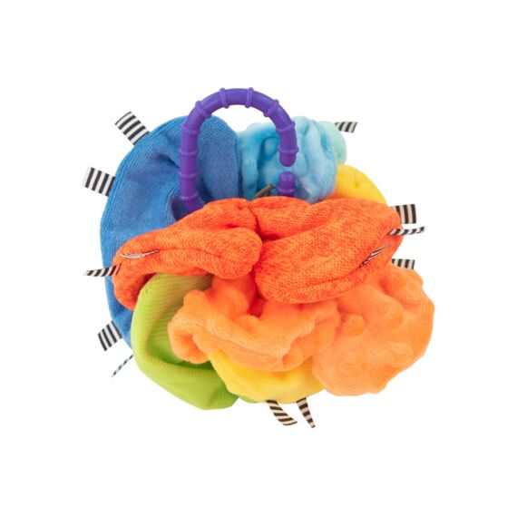 Sassy Crinkle Ball Regenboog Stoffen Met Verschillende Texturen