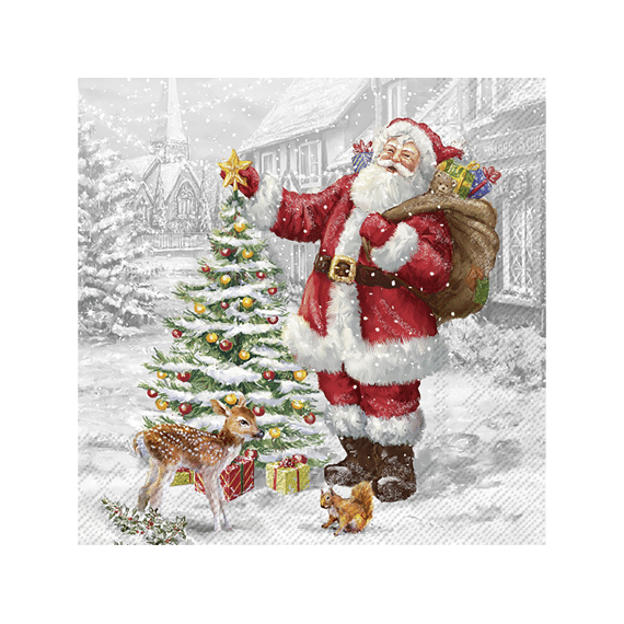 Ihr 10196 Santas Xmas Tree Lunchservet