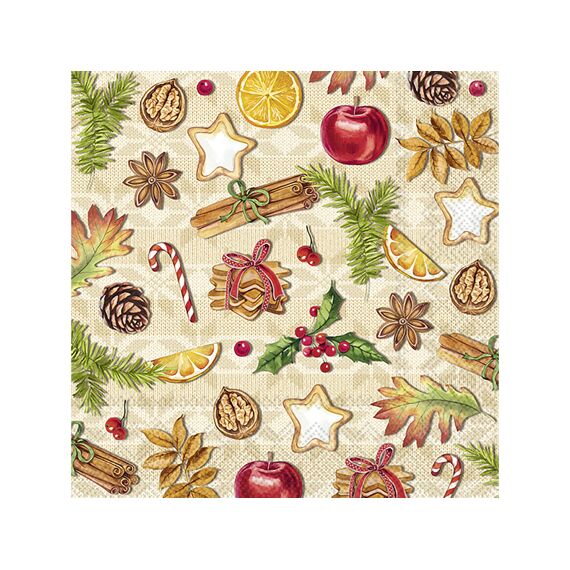 Ihr 9665 Winter Scents Lunchservet