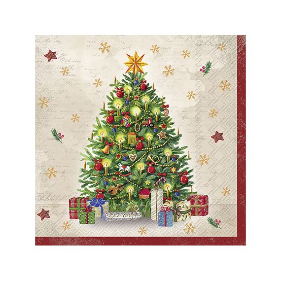 Ihr 9715 Festive Tree Lunchservet