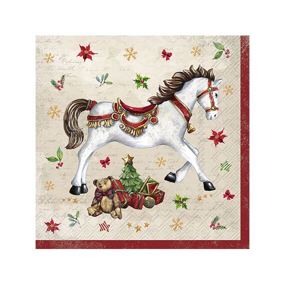 Ihr 9714 Festive Horse Lunchservet