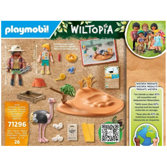 Playmobil 71296 Wiltopia Op Bezoek Bij Papa Struisvogel