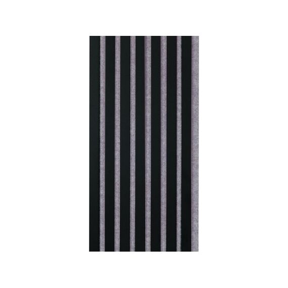 Decowall Acoustic Zwart 260X30Cm 2St (1,56M²)