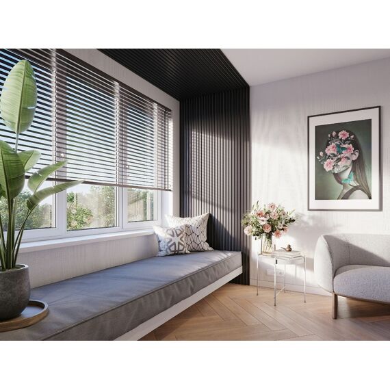 Decowall Acoustic Zwart 260X30Cm 2St (1,56M²)