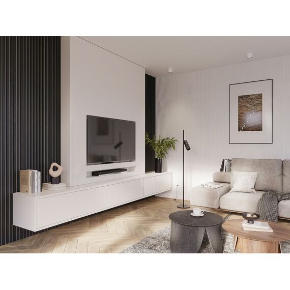 Decowall Acoustic Zwart 260X30Cm 2St (1,56M²)