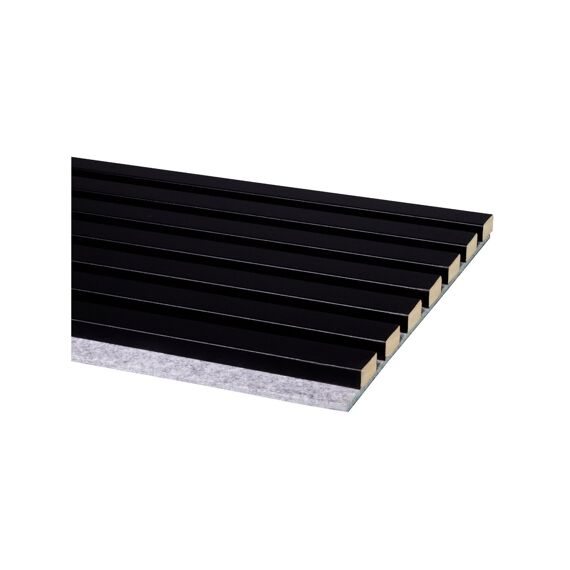 Decowall Acoustic Zwart 260X30Cm 2St (1,56M²)