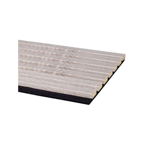 Decowall Acoustic Grijs 260X30Cm 2St (1,56M²)
